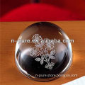 Laser Engraved Glass Crystal Ball Spheres